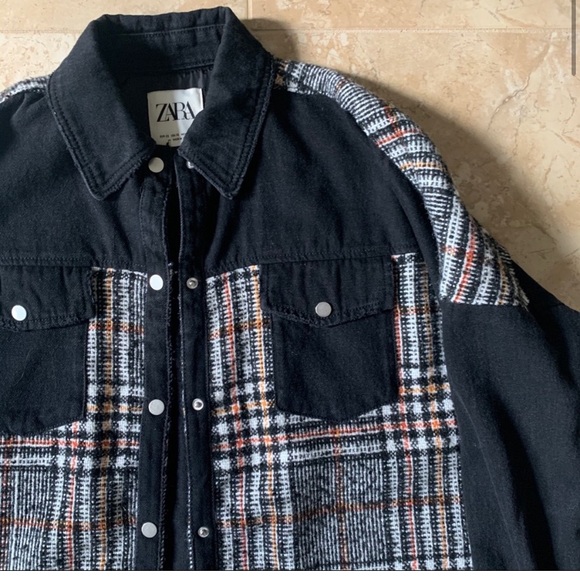 Zara Jackets & Blazers - Zara Plaid Overshirt